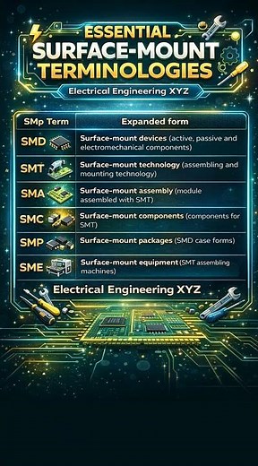 Essential SMT & SMD Terms Explained | Surface-Mount Technology Basics #SMT #SMD #Electronics