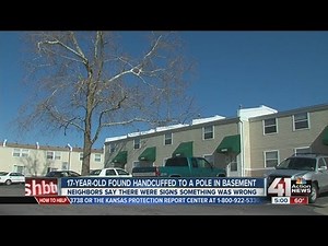 Neighbors talk about teen found handcuffed to pole in parents' basement