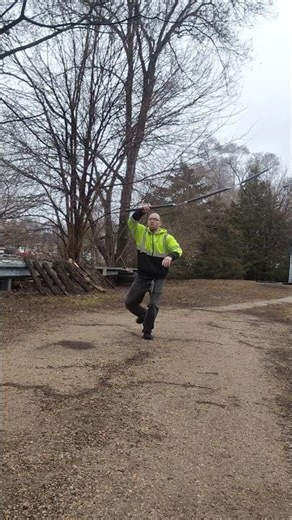 💥 First Time Wielding a Three-Section Staff! 🥋🔥