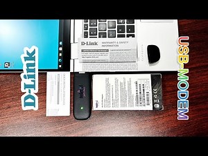 D-link 4G USB Modem DMW-222 Unboxing, Setup and Connection.