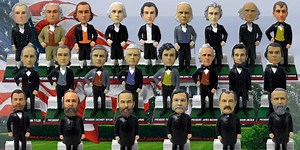 First complete series of US President bobbleheads unveiled