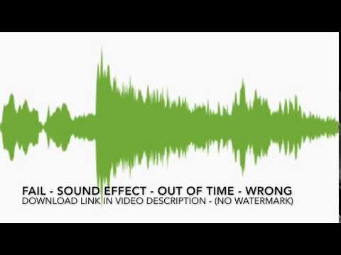 FAIL Sound Effect Download - Wrong Answer - Out of Time SFX