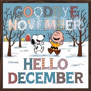 As November fades into memory, we wave goodbye and embrace December's sparkle, filled with hope, love, and festive wonders ahead. | Think Positive Power