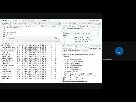 Basic Data Analysis in R on mtcars