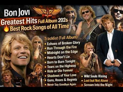 Bon Jovi Greatest Hits Full Album 2026 🔥 Best Rock Songs of All Time