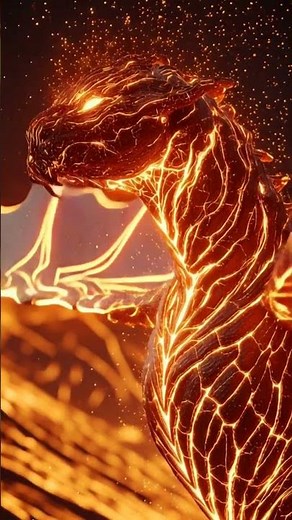 The Lava Dragon Rises from the Volcano 🌋🐉🔥