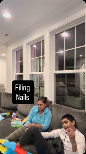 Lisa on Instagram: "Cutting and Filing nails used to be very challenging for my extreme sensory seeker up to Age 9. Desensitizing and getting acquainted more with his sensory regulation has allowed for a more smoother process and no meltdowns! He is calmly allowing me to file his nails while he watches his favorite Little Baby Bum songs! We have come a long way! #autismmomhacks #autism #sensory #sensoryprocessingdisorder #sensoryprocessing"