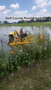 Pond cleanup @rich_harvest_farms • @jdlakeservices • | Turf Today