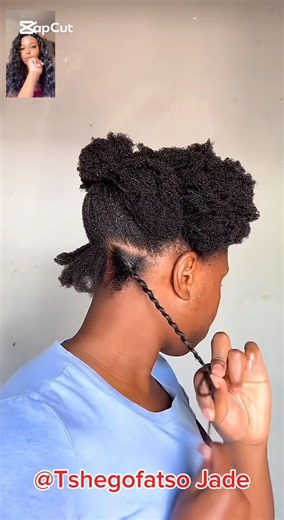 Protective hairstyle DIY tutorial #hairchannel #braids #4chair