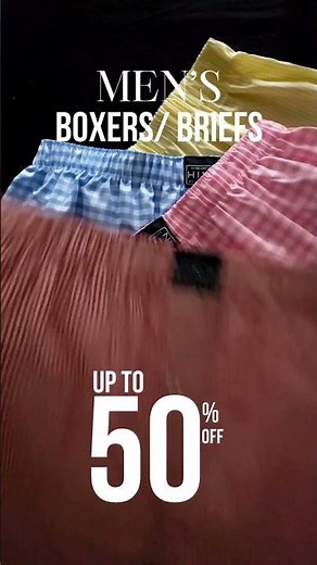 Men's Boxers / Briefs | Upto 50% OFF |