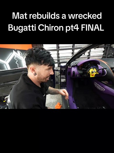 Matt Armstrong Rebuilds Wrecked Bugatti Chiron