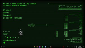 Suite inspired by retro CRT terminals