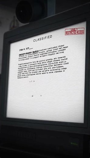 Classified SCP File Gets Erased…