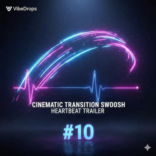 Epic Heartbeat Swoosh 🎵 | VibeDrops #10. #soundeffect