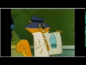 Secret Squirrel TV cartoon intro 1965