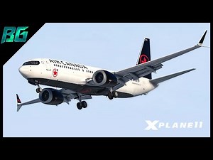 Air Canada 737 MAX w/ CDU | X-Plane 11 (VATSIM)