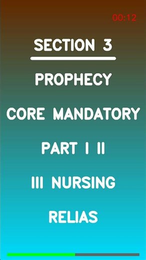 Prophecy Core Mandatory Parts I II III Nursing Relias Latest 2026 | Complete Questions