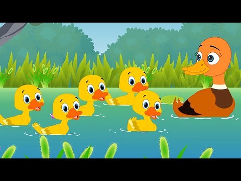 🦆 Five Little Ducks | EP07 | Counting Song for Kids | BabaSharo TV - Nursery Rhymes