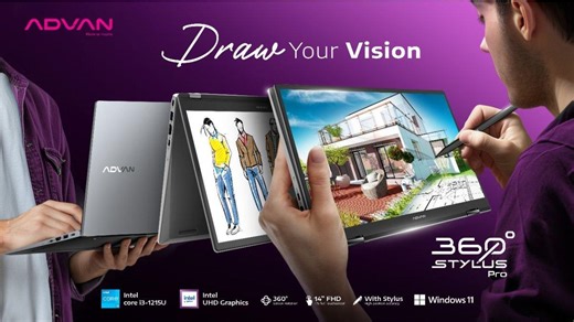 Review ADVAN 360 Stylus Pro, Dikenalkan oleh CEO Chandra Tansri dan Laris Manis di Event Live 9.9 - Tribunshopping.com