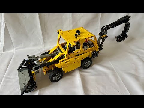 Backhoe Loader - Lego Technic 42009 Alternate Model (MOC)