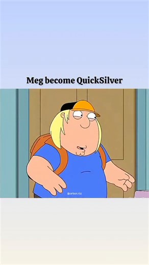 Cartoon Rizz | Meg become QuickSilver Peter Griffin is the boisterous, impulsive patriarch of the Griffin family in the animated comedy *Family Guy*.... | Instagram