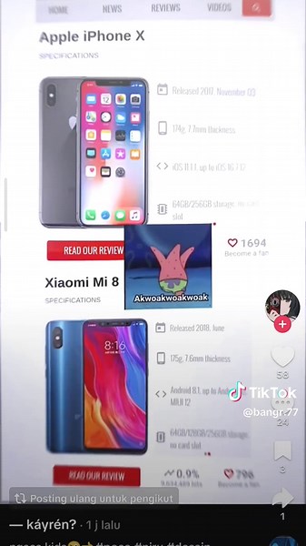 Pertarungan Lucu Sesama Peniru Smartphone