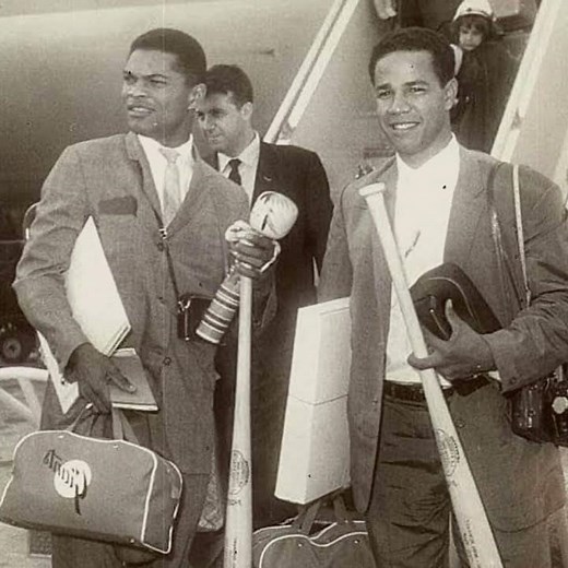 Juan Marichal and Felipe Rojas Alou in 1960
