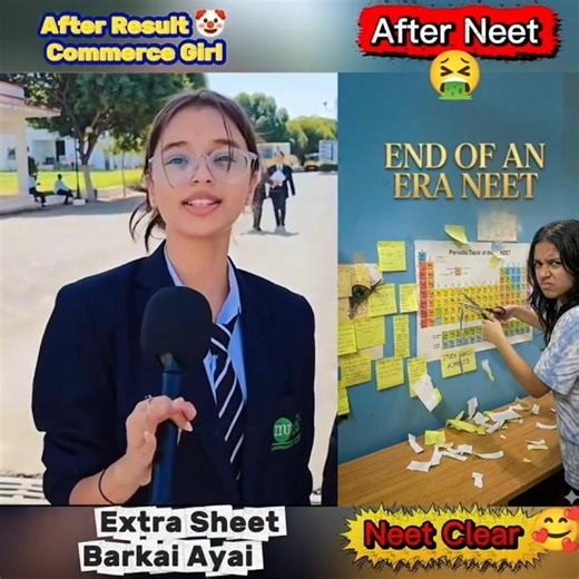 Extra Sheet Barkai Ayai Vs Neet students Cbse viral girl lkg Ukg girl #cbse#up#science#neetjee#fyp