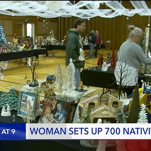 Utah woman collects over 700 Nativity scenes