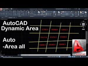 AutoCAD Dynamic Area & Automatically All Lot Area -Autolisp