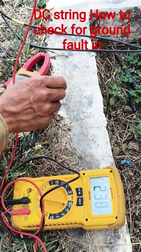 how to dc cable ground check