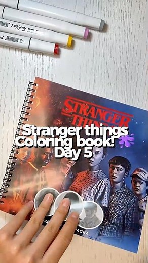 Coloring Book 🖌️ | Stranger things #shorts #strangerthings