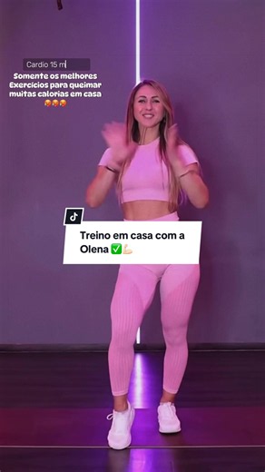 Treino de Cardio em casa com a Olena #treino #treinofeminino #treinoemcasa #exercicioemcasa #exercicio