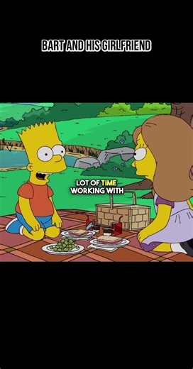 💛 Bart Simpson spending a quiet moment with his girlfriend