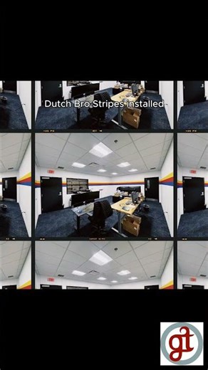 Dutch Bros Tech Room Glow-Up | Custom Wall Graphics Installation