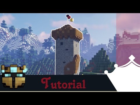Minecraft Turm bauen - Mittelalter Wachturm - Tutorial