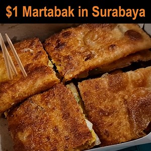 2.1M views · 10K reactions | $1 Martabak in Surabaya, Indonesia  | Dale Philip | Facebook
