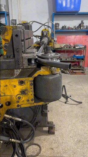 Steel Pipe Bending 🔧 | Smooth Power & Perfect Curves #Shorts