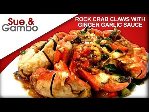 Rock Crab Claws With Ginger Garlic Sauce Recipe