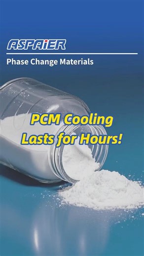 PCM Cooling Lasts for Hours! #pcm #phasechange #phasechangematerials #newmaterial #icepacks