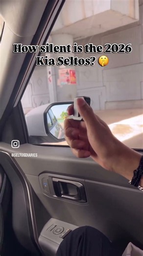 How Silent is the 2026 Kia Seltos Cabin? 🤫 Sound Test! #shorts