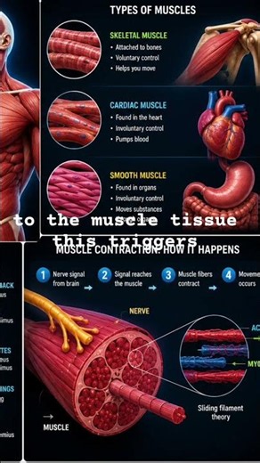How human muscular system works in 3D #3dmedicalanimation #educationalvideo #healthcare