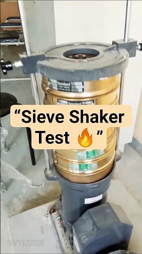 “Sieve Shaker Test 🔥| Aggregate Size Test |Civil Engineering Lab Test Explained "