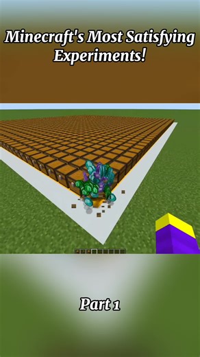 Minecraft's Most Satisfying Experiments! #Minecraft #minecraftbuilding #gaming #viral #minecraftchallenge