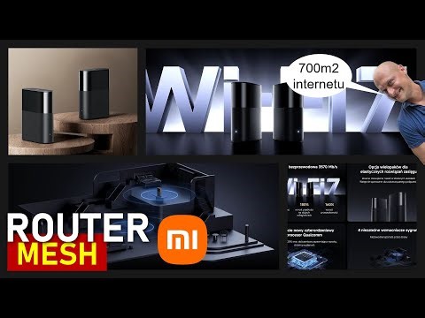XIAOMI BE3600 Pro Wifi 7 Mesh Router - easy installation and configuration of the internet throug...