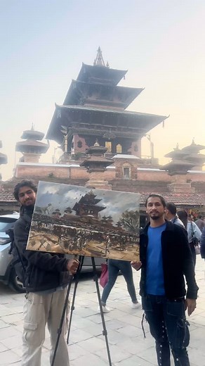 Taleju Bhawani, the royal goddess of the Malla dynasty of Nepal... #oilpainting #liveoilpainting | Ashok Baral