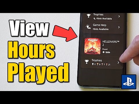 How to Find Hours Played on Recent PS5 Games using Phone PS App (Fast Method)