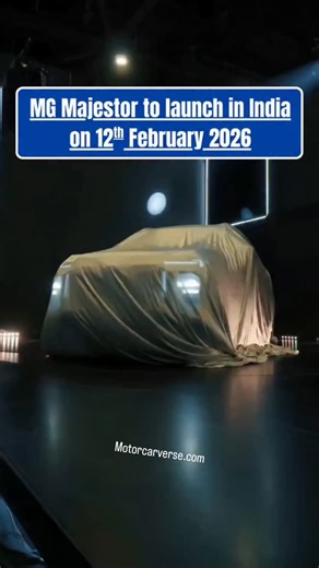 Motorcarverse.com on Instagram: "JSW MG Motor India is set to unveil the MG Majestor in India on February 12, 2026. Expected to replace the Gloster, it will be the brand’s new ICE flagship SUV with bolder design, a better cabin, and advanced features. MG Majestor SUV, upcoming MG car, flagship ICE SUV, Gloster replacement, new MG launch India, premium full size SUV, advanced SUV features #AutoLaunch #SUVLife #CarNewsIndia @mgmotorin #motorcarverse #motoroctane"