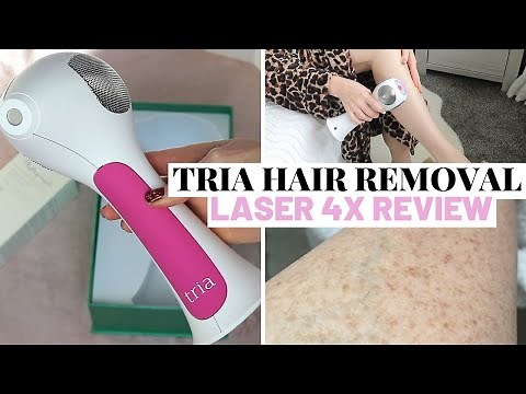 TRIA HAIR REMOVAL LASER 4X REVIEW, DEMO & 6 MONTH RESULTS
