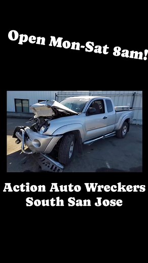 Call 8am and we will help you find the parts you need! Call 1(408)225-5553 located in South San Jose behind Capitol Flea Market 242 Hillcap Ave San Jose 95136 ✔️Se habla espanol ✔️ask about our warranties ✔️we pull the parts for you! #actionautowreckers #sanjose #southsanjose #usedcars #OEM #oemparts #autoparts #cars #trucks #tacoma #prerunner #tacomaprerunner #toyota #toyotatacoma #sanjosetoyota #sehablaespanol | Action Auto Wreckers